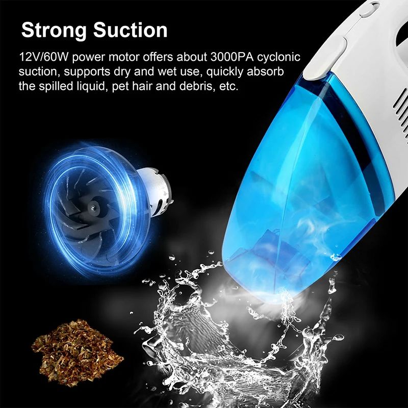 Powerful Handheld Steam Vacuum Cleaner for Carpets, Car, and household