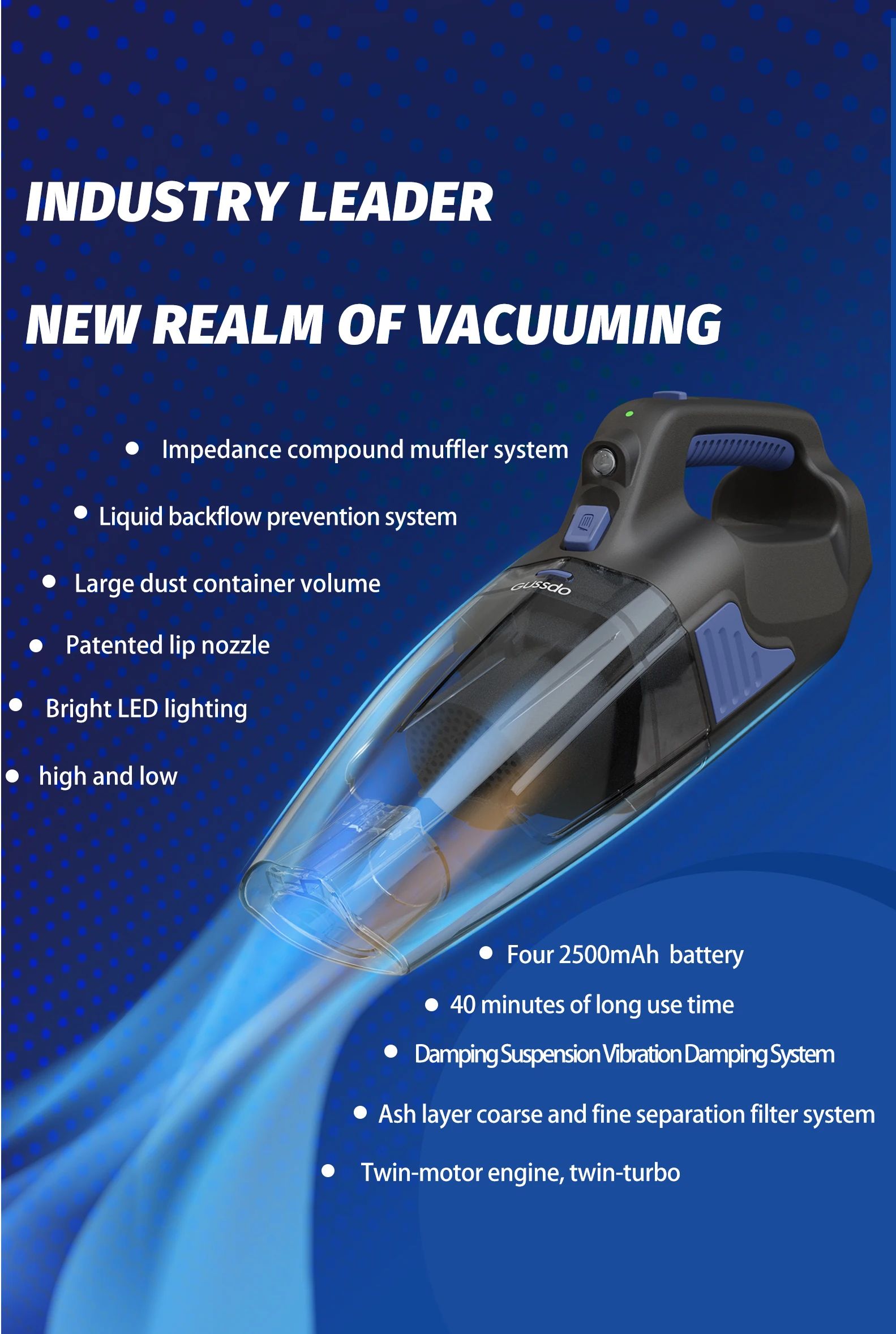 Portable Handheld Cordless Vacuum Cleaner