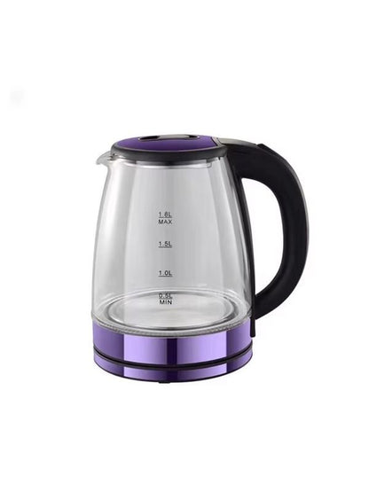 1.8L Clear Borosilicate Glass Health Electric Kettle
