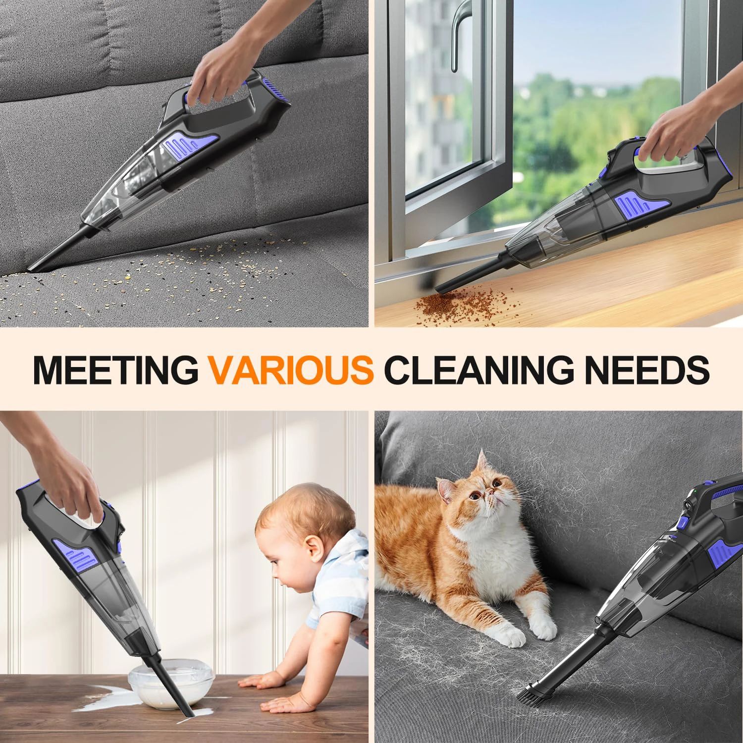 Portable Handheld Cordless Vacuum Cleaner