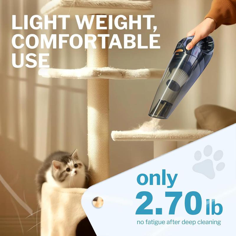 Handheld Wireless Car Vacuum Cleaner 9kPa Suction Power Fast Charging Function Long Battery Life Ideal for Car Cleaning and Gift