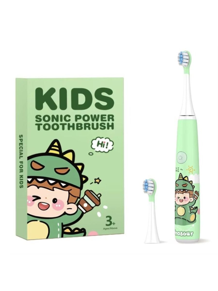 Electric Electric Toothbrush with Waterproof, Waterproof Acoustic Protection for Children from 3 to 13 Years Old