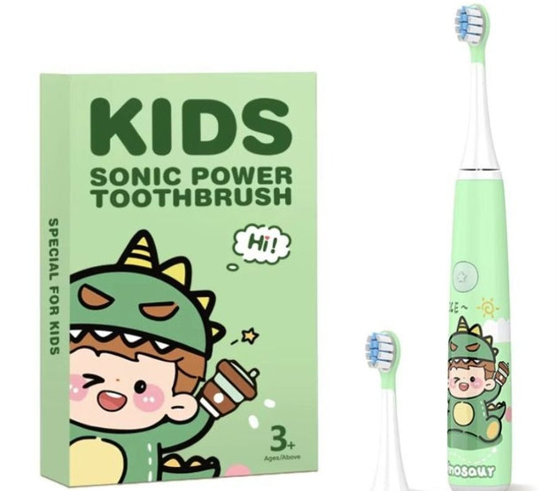 Electric Electric Toothbrush with Waterproof, Waterproof Acoustic Protection for Children from 3 to 13 Years Old