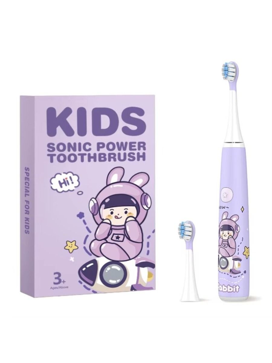 Electric Electric Toothbrush with Waterproof, Waterproof Acoustic Protection for Children from 3 to 13 Years Old