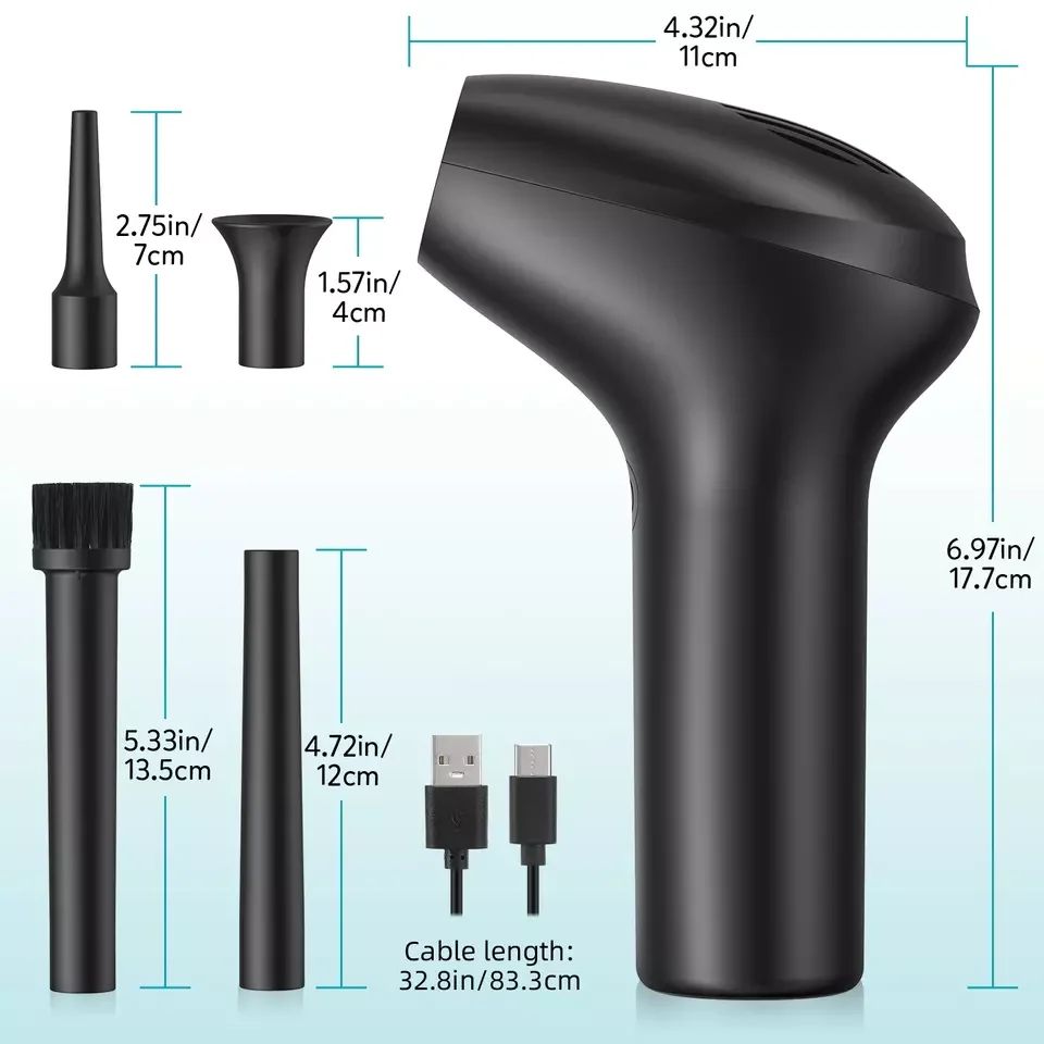 High-quality brushless electric blower for vacuum cleaner, keyboard, and car application