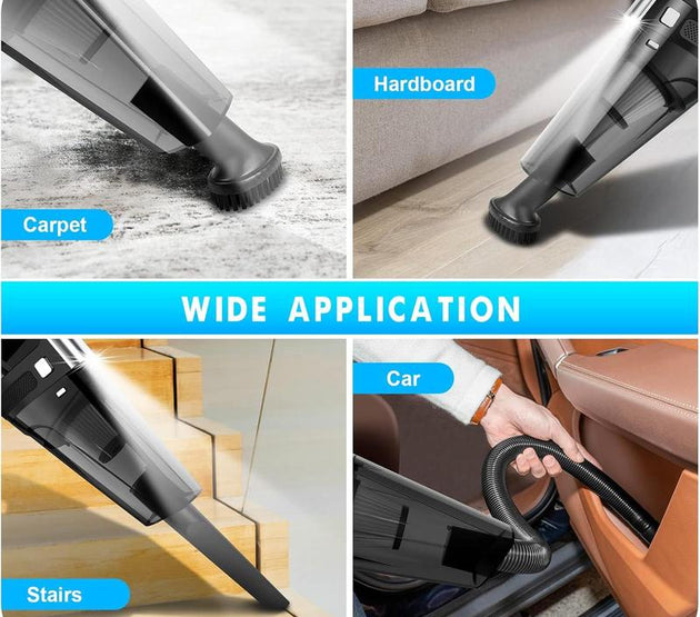 Handheld Vacuum Cordless Mini Portable Rechargeable  Vacuum Cleaner with 11000PA  Suction for  Home and Office