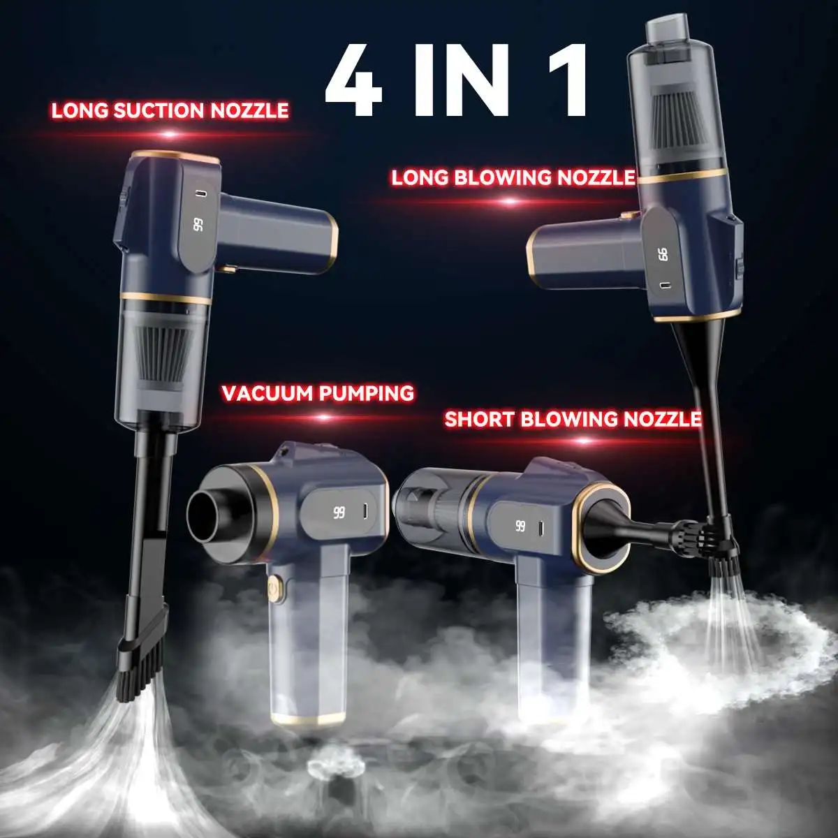 Portable Super Suction 5500pa Rechargeable Mini Vacuum Cleaner