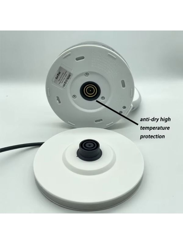 New Chinese burgundy silicon electric kettle, 1.8 L with blue lights