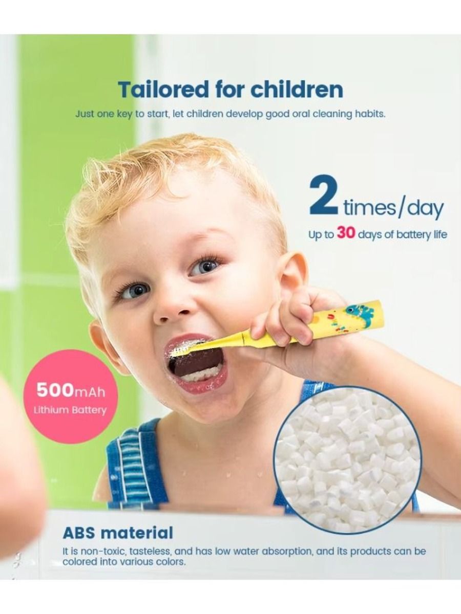 2025 new USB rechargeable children's toothbrush