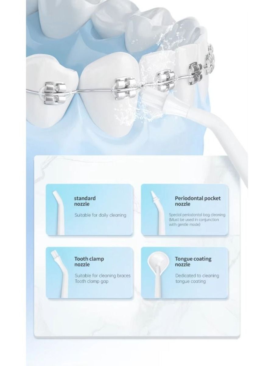New Arrival, Best Seller, Smart Dental Portable Electric Water Jet Flosser, Best Quality, Teeth Cleaning Flosser