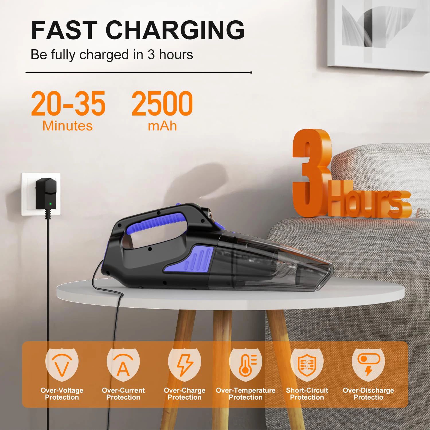 Portable Handheld Cordless Vacuum Cleaner