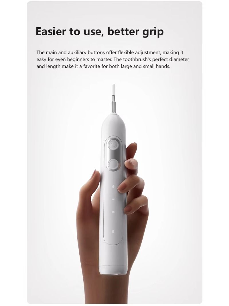 Electric toothbrush with a luminescent display contains 3 rotation modes, 2000 milliamps with sound waves used in daily portable soft-bristle boxes.