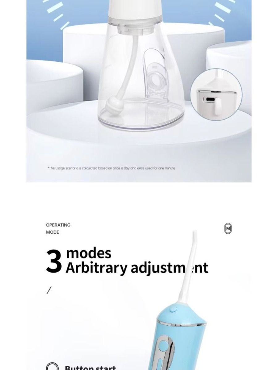 New Arrival, Best Seller, Smart Dental Portable Electric Water Jet Flosser, Best Quality, Teeth Cleaning Flosser