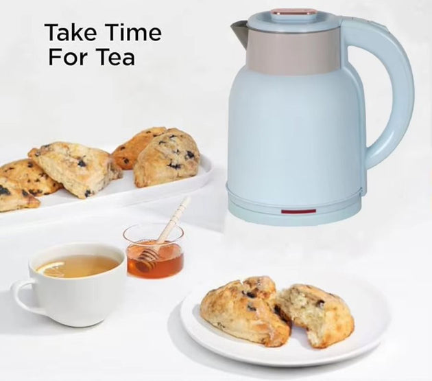 For personal use in small hotels, the large diameter automatically closes the 1.8L electric kettle container.