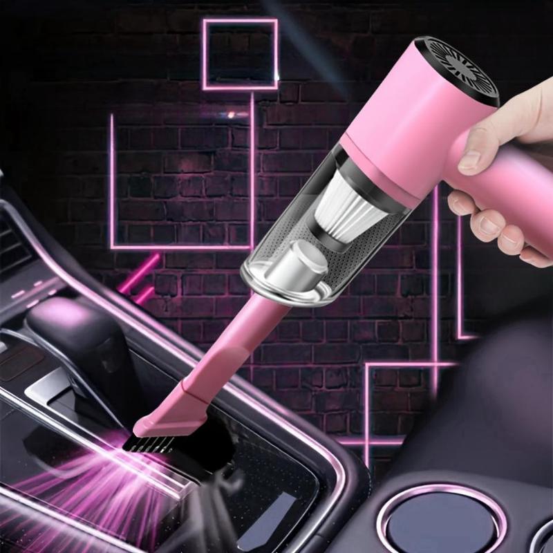Car Vacuum Cleaner, Portable Car Vacuum Cleaner, 12v Lightweight Handheld Vacuum, Strong Suction & Large Power Car Seat Cleaner, Automotive Accessories, Lightweight Handheld Car Vacuum Kit
