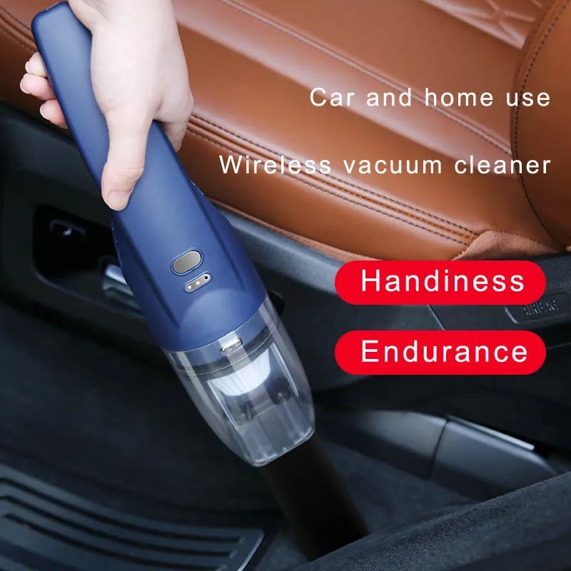 Portable Car Stubsauger Wireless Automatic 5200Pa Pumping Mini Cleaning Vacuum Cleaner on Home Table