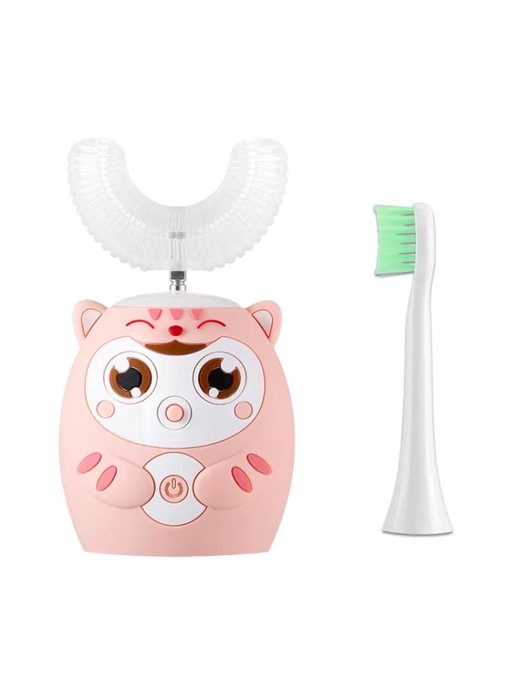 Private Label Teeth Whitening Smart Sound U-shaped Electric Toothbrush for Children