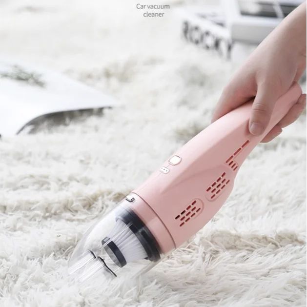Portable Car Stubsauger Wireless Automatic 5200Pa Pumping Mini Cleaning Vacuum Cleaner on Home Table