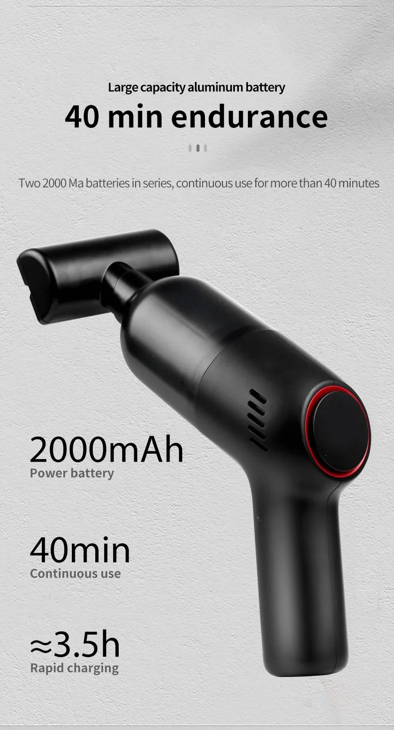 Handheld Vacuum Vacuum that can be charged using a wireless portable vacuum