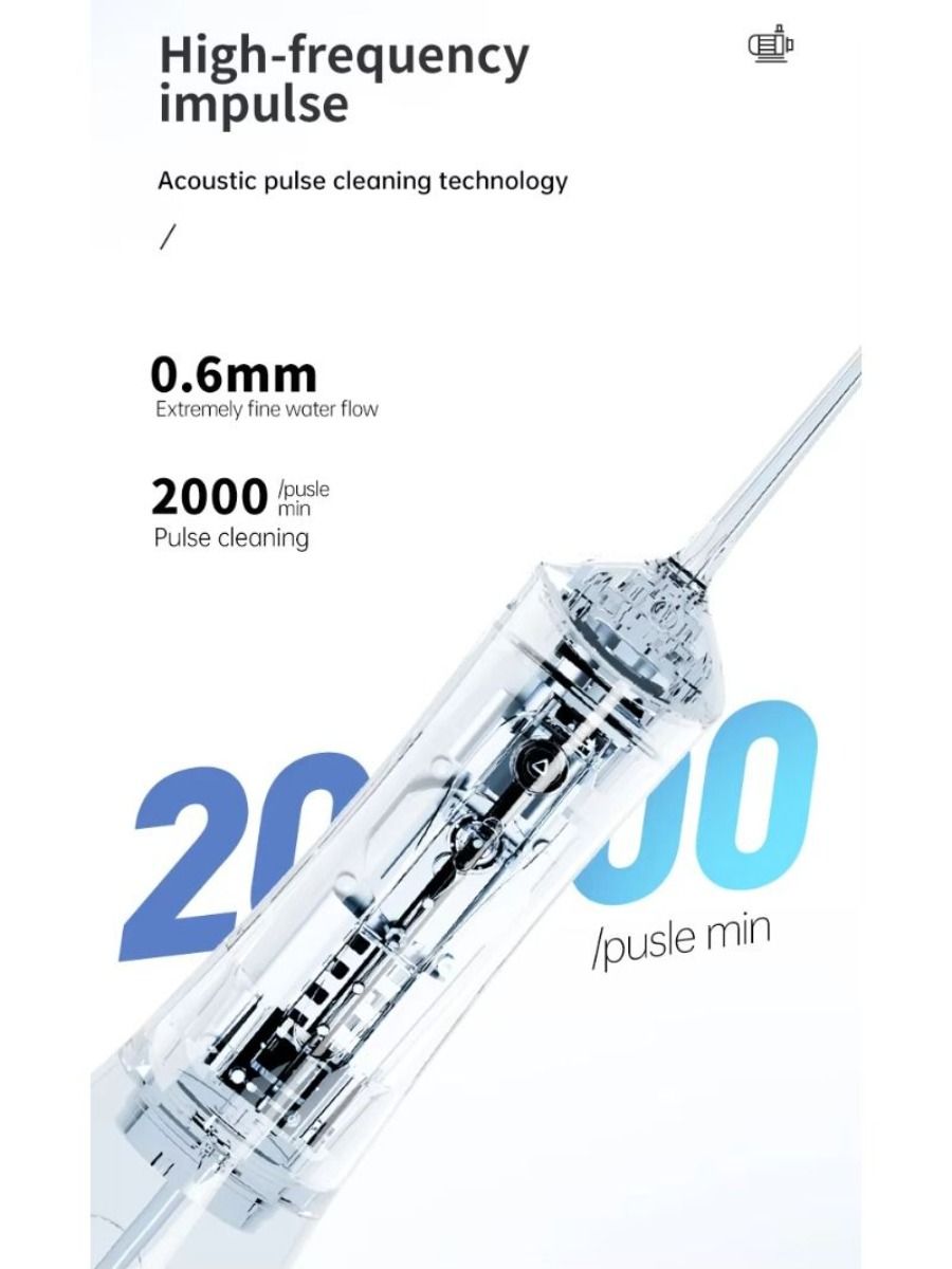 New Arrival, Best Seller, Smart Dental Portable Electric Water Jet Flosser, Best Quality, Teeth Cleaning Flosser