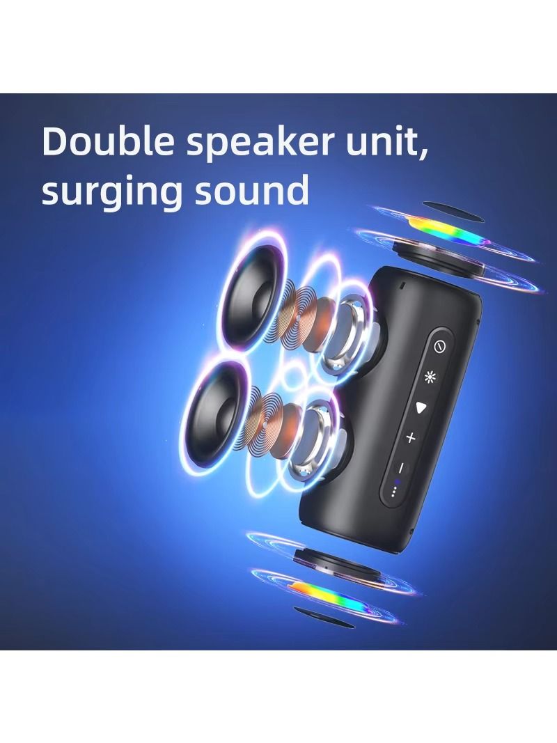 New materials, gadgets, electronic speakers, audio systems, sound equipment/amplifiers/speakers, trendy products with RGB lighting