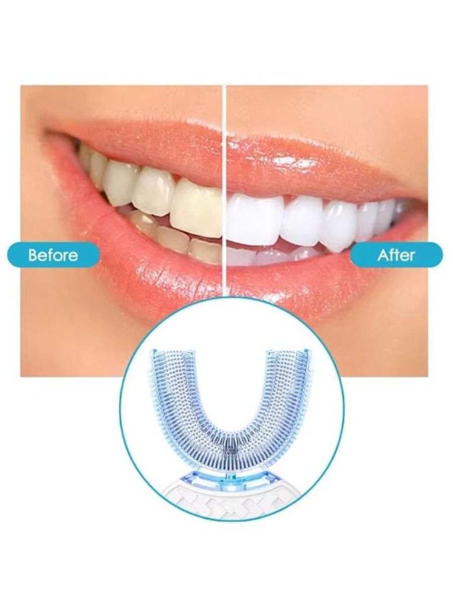 Hot Sale 360 Degree U-Shaped Automatic Silicone Electric Toothbrush