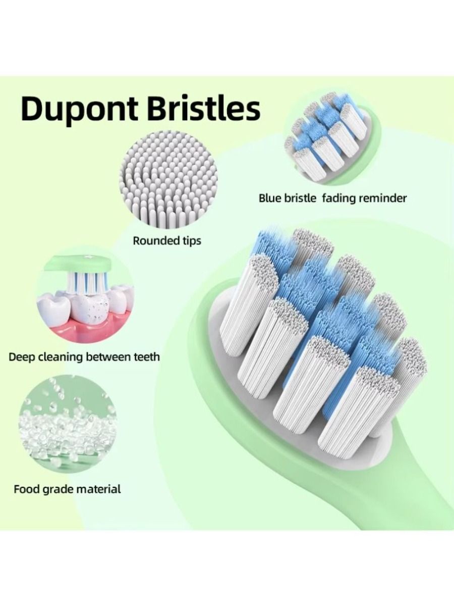 Electric Electric Toothbrush with Waterproof, Waterproof Acoustic Protection for Children from 3 to 13 Years Old